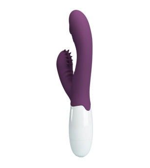 PRETTY LOVE - BUTTERFLY KISS VIBRATEUR RABBIT ET STIMULATEUR DE POINT G VIOLET