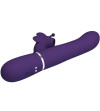 PRETTY LOVE - VIBRATEUR MULTIFONCTION LAPIN 4 EN 1 PAPILLON VIOLET