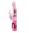 BAILE - MINI ROTATEUR LAPIN ROSE AVEC SUPERSTIMULATEUR