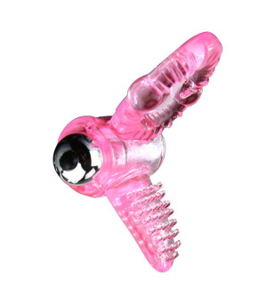 BAILE - ANNEAU PÉNIS VIBRATEUR ROSE SWEET ABS 10 RYTHMES