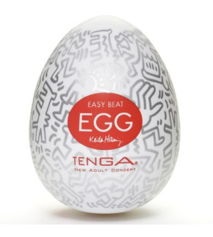 TENGA - OEUF DE MASTURBATEUR DE FÊTE KEITH HARING