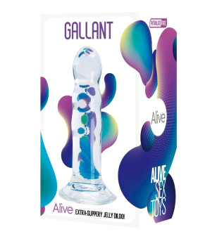 ALIVE - GALLANT PÉNIS RÉALISTE TRANSPARENT 14 CM