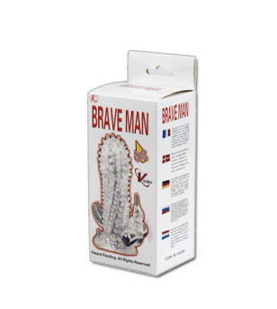 BAILE - BRAVE MAN RABBIT VIBRATEUR EXTENSION DE PÉNIS