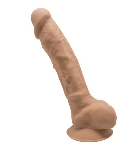 SILEXD - MODÈLE 1 PÉNIS RÉALISTE PREMIUM SILEXPAN SILICONE CARAMEL 23 CM