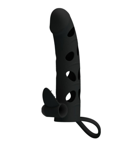 PRETTY LOVE - HOUSSE EN SILICONE AVEC VIBRATION 15.2 CM