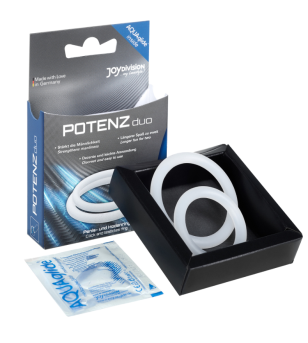 JOYDIVISION POTENZDUO - BAGUES BLANC - M