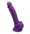 SILEXD - MODÈLE 1 PÉNIS RÉALISTE PREMIUM SILEXPAN SILICONE VIOLET 17.5 CM