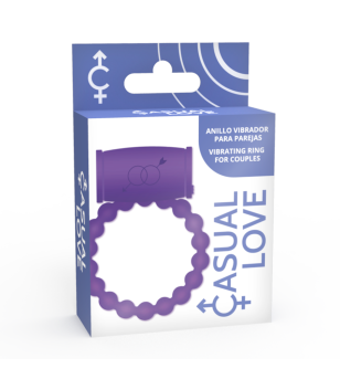 CASUAL LOVE - ANNEAU VIBRATEUR COUPLE 25 VIOLET